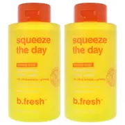 Squeeze The Day Energizing Body Wash by B.Tan for Unisex - 16 oz Body Wash - Pack of 2