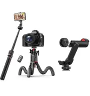 Flexible Phone Tripod Selfie Stick Bundle with Tripod Phone Mount Holder Adap...