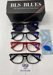 BLS BLUES +3.00 Reading Glasses Sunglasses for Women/Men Blue Light Blocking NEW