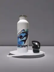 CRONULLA SHARKS FOOTBALL theme Personalised Stainless steel Water Drink Bottle