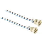 2pcs 140mm Cable Leads G9 Light Base Socket Ceramic Lamp Bulb Holder Connector