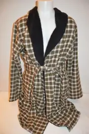 UGG Australia Man's KALIB Premium Plaid Robe NEW Size Medium/Large Retail $165