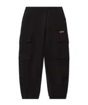 Off-White Kids Off Stamp Printed Tapered Leg Track Pants 8Y,12,14Y,6,12Y,10Y,12 Black