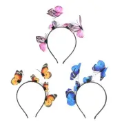 Butterfly Fascinator Hat Butterfly Headpiece Tea Party Hat 3d Butterfly Headband