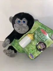 Melissa & Doug Baby Gorilla Feed & Change Comfort Doll Plush With Tags Brand New