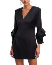 Ramy Brook Klara Ruffle Cuff Shift Dress