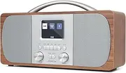 LEMEGA FM and DR6 DAB/DAB+ Protable Radio (Walnut)