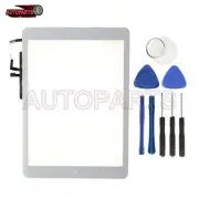 White Touch Digitizer Screen+Home Button Flex For iPad Air A1474 A1475 A1476 US