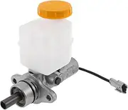 X AUTOHAUX Brake Master Cylinder with Reservoir No.MR475274 for Mitsubishi Montero 2000-2006 Hydraulic Master Cylinder Silver Tone,White Aluminum Alloy,Plastic /