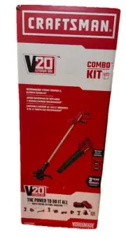 CRAFTSMAN CMCK279D1 V20* WEEDWACKER String Trimmer & Blower Combo Kit (2.0 AH)