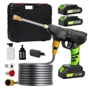 AORESAC Cordless Pressure Washer, Power Cleaner, MAX 800-PSI, 1.56 GPM, 24V B...