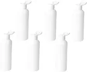Outanaya 6Pcs Leakproof Travel Bottle White Refillable Containers for Lotion Shampoo Cosmetics Portable Empty Bottles for Toiletries Travel Storage Each
