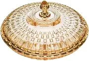 Stylish Candy Box with Cover Round Sub-Grid Fruit Plate Home Living Room Snack Candy Tray Snack Storage Container of You