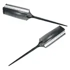 2 Pcs Hair Highlight Sectioning Comb Touch Up Brush Hair Cutting Comb