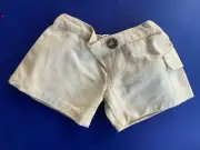 Build a Bear Full Size Teddy Bear Clothing - Khaki Shorts - New