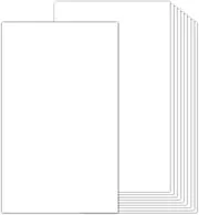 Goefun White Blank Cover Stock 8.5x14 Thick Paper 100 Sheets， 80lb Heavyweight Legal Cardstock Printer Paper For Arts and Crafts, Brochures, Menus, Posters