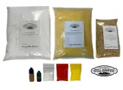 Flaked Corn & Barley Fermentation Kit for Moonshine Whiskey (Flaked Corn Maize)