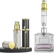 5ml Leather Perfume Bottle Refillable Perfume Atomizer for Travel Spray Bottle with Fine Fragrance Container Empty(Mix)