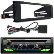 JVC KD-TD91BTS In-Dash CD Player Bluetooth USB AUX Receiver, Stereo Install Kit