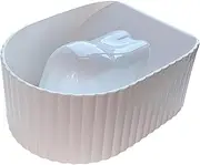 Generic Nail Soaking Bowl Nail Manicure Bowl Polish Remover Bowl Nail Softening Bowl Nail Art Tool for Household Shop Adults Girls, White