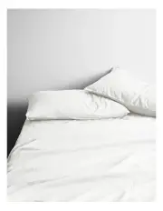 [Aura Home] Halo Organic Cotton Sheet Set in White