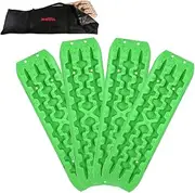 My Best Buy - X-BULL Recovery tracks Sand tracks 2 Pairs Sand/Snow/Mud 10T 4WD Gen 3.0 - Green
