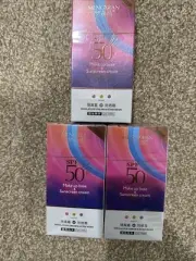 Makeup Primer and Sunscreen Set, Cream Invisible Pore, Sunscreen SPF50 (3 UNITS)