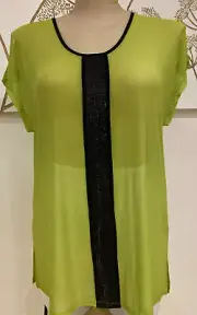 plus sz M 18 20 TS TAKING SHAPE Lush Top Shear Light Summer NWT!