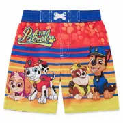 Boys Paw Patrol Swim Trunks Swimsuit Size 2T Chase Rubble Marshall Skye NWT