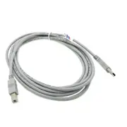 10' USB Cable WH for HP OFFICEJET 6230 6962 6968 6978 7720 7740 8216 8615 8715