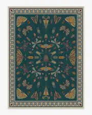 275' x 365' | Machine Washable Runner Rug | Kid & Pet Friendly | Indoor Rug | Iris Apfel Flutterby Rug | Ruggable