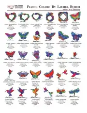 OESD Embroidery Design Pack #48050 Flying Colors -Laurel Burch - Multi-Format CD