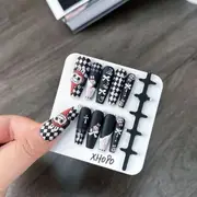 Trendy Labubu Character Press-On Nails Set - Stylish and Easy Wear