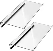 GRIRIW 2pcs Keyboard Tray Keyboard Stand for Desktop Pc Keyboard Stand Key Board Trays Computer Tilted Keyboard Holder Tilted Keyboard Stand Transparent Keyboard Support Keyboard Tilt