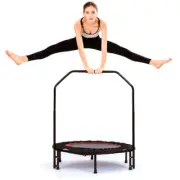 Foldable Mini Fitness Trampoline Safety Gym Cardio Exercise 40'