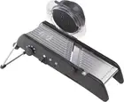 Professional Mandoline Slicer - Black - Effortlessly Create Gourmet-Styled Ve...