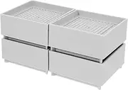 CONGARTENO Adjustable Refrigerator Foot Pad Bed Height Extenders Set for Table Height Lifts