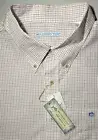 SOUTHERN TIDE SkipJack Men’s XXL White, Blue & Red Plaid Cotton Button Up. NWT