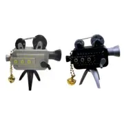 Vintage Style Mini Retro Film Projectors Keyring for Nostalgic Experience