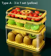 Joybos® Seal Timer Food Container Yellow TYPEA-3 IN 1 SET