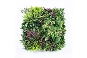 YES4HOMES 12 Artificial Plant Wall Grass Panels Vertical Garden Foliage Tile Fence 50X50 CM
