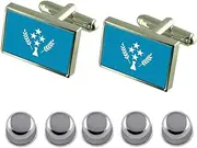 [Select Gifts] Shirt Dress Studs Kusiae (Kosrae) Flag Cufflinks
