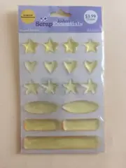 Jo Ann Scrap Essentials Scrapbooking Stickers Shaped Page Bubbles Embellishments