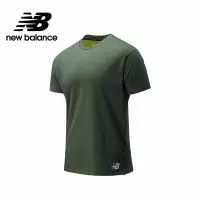 在飛比找Yahoo!奇摩拍賣優惠-【New Balance】 NB 運動短袖上衣_男性_綠色_