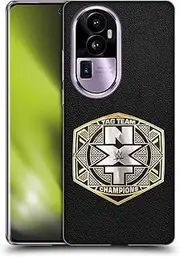 Head Case Designs Officially Licensed WWE NXT Tag Team Championship Title Belts Soft Gel Case Compatible with Oppo Reno10 Pro+