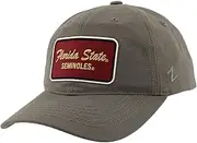Zephyr ZHATS Standard NCAA Officially Licensed Hat Handyman Brick Gray