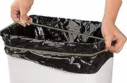 LiangBian Trash Can Bands Set of 3, Black, Blue, Grey, Fits 13 to 30 Gallon Trash Cans, Garbage Bag Elastic Rubber bands,Durable Rubber Bands with strong elasticity, Good for Home Office School Indoor and Outdoor