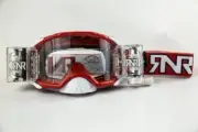 RIP N ROLL PLATINUM WVS ROLL OFF GOGGLES Red MOTOCROSS RNR Wide vision System