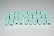 30 Lego Light Aqua Brick 1 x 1 with Stud on One Side 87087 Lot D7