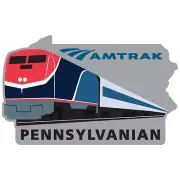 Amtrak Pennsylvanian Route Collector Edition Enameled Lapel Hat Pin